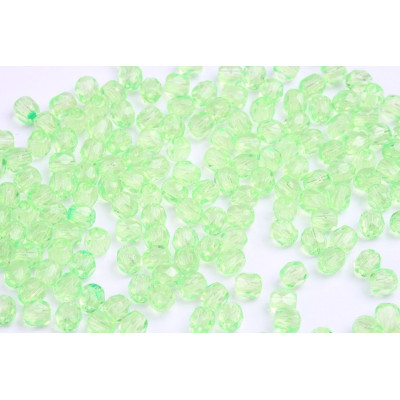 Fire Polished Beads 4mm Lime Green 10004 | Czech Glass Beads