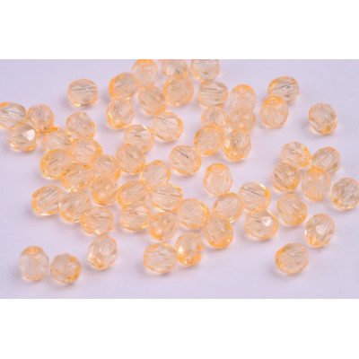 Fire Polished Beads 4mm Honey 10002 | Czech Glass Beads