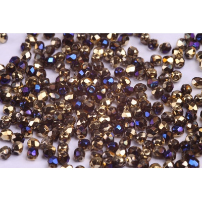 Fire Polished Beads 4mm Crystal California Blue 00030/98548