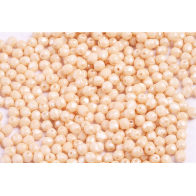 Fire Polished Beads 4mm White Light Beige 02020/14413 | Czech Glass