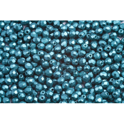 Fire Polished Beads 4mm Pastel Emerald 02020/25043 | Czech Glass