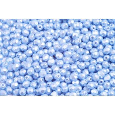 Fire Polished Beads 4mm Pastel Light Sapphire 02020/25014 | Czech