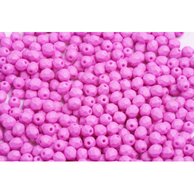 Fire Polished Beads 4mm Orchid Silk Matt 02020/29575 | Czech Glass