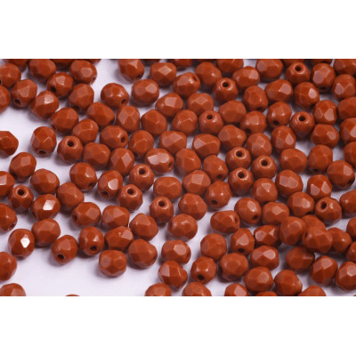 Fire Polished Beads 4mm Dark Chocolate 13610 | Czech Glass