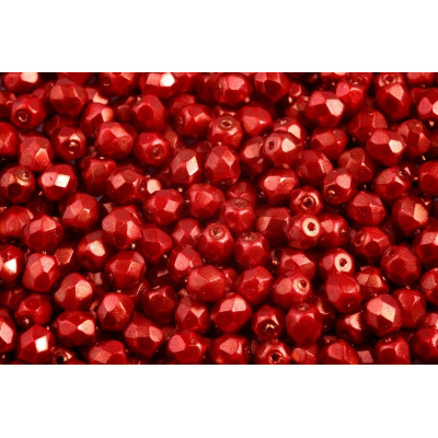 Perline Mezzi Cristalli 4mm Cardinal Red 02010/69256