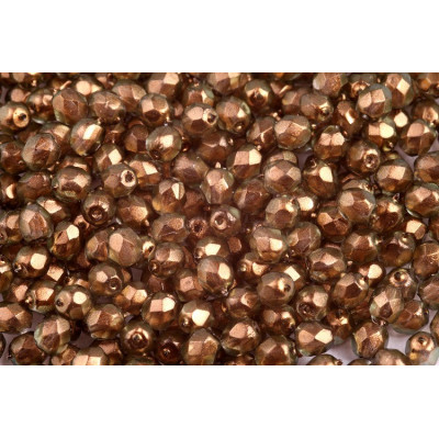 Fire Polished Beads 4mm Halo Ethereal Linen 00030/69270 | Glass