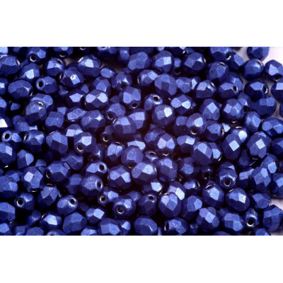 Fire Polished Beads 4mm Lapis Blue 77065 | Rutkovsky Czech Glass