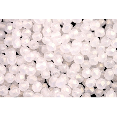 Fire Polished Beads 4mm Sueded Gold Crystal 00030/79080 | Czech Glass