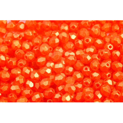 Fire Polished Beads 4mm Sueded Gold Hyacinth 90040 | Czech Glass