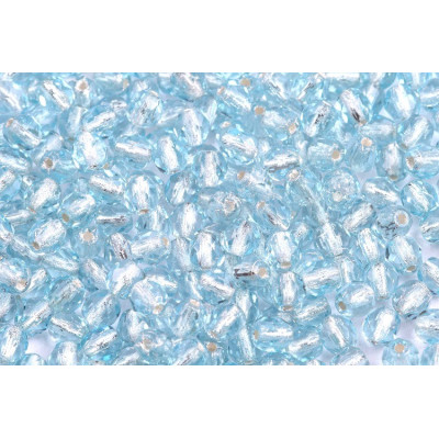 Perline Mezzi Cristalli 4mm Light Aquamarine 60000/81800