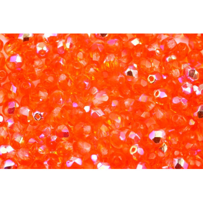 Fire Polished Beads 4mm Crystal Hyacinth AB 90031/28701 | Czech Glass