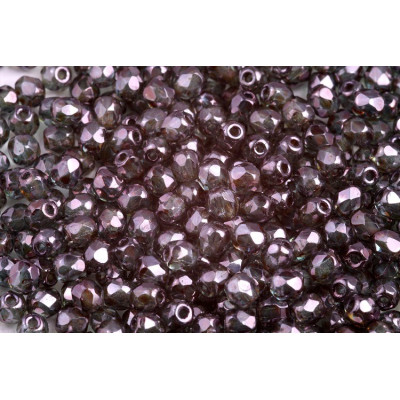 Fire Polished Beads 4mm Crystal Mauve Glaze 00030/65431 | Rutkovsky