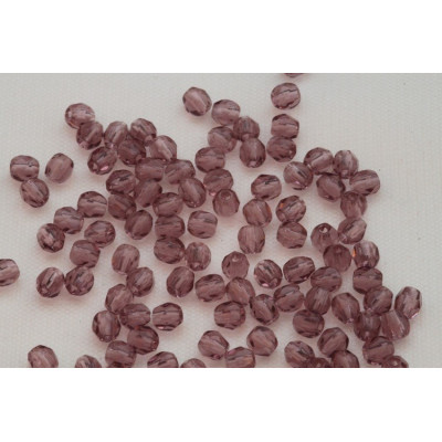 Fire Polished Beads 3mm Mauve 2254 | Czech Glass Beads