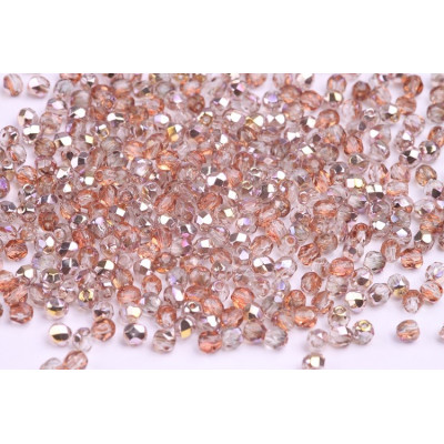 Fire Polished Beads 3mm Copper 4981 | Czech Glass Beads