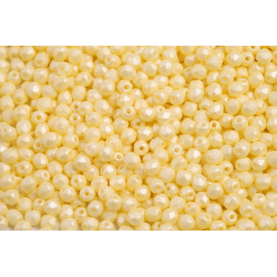 Fire Polished Beads 3mm Pastel Yellow 02010/29301 | Rutkovsky