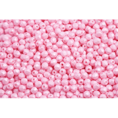 Fire Polished Beads 3mm Pastel Pink 02010/29305 | Rutkovsky