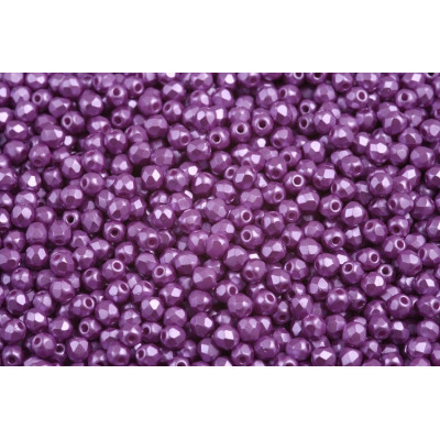 Fire Polished Beads 3mm Pastel Lila 02010/25012 | Rutkovsky