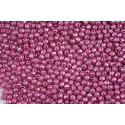 Czech Fire Polished Beads 3mm Powder Purple 02010/29364 | Glass Beads