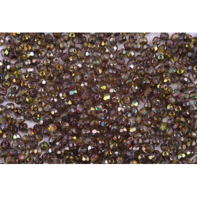 Fire Polished Beads 3mm Magic Yellow Brown 00030/95400 | Rutkovsky