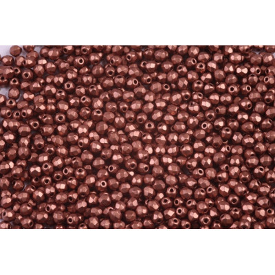 Fire Polished Beads 3mm Crystal Bronze Copper 00030/01780