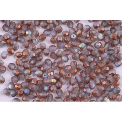 Fire Polished Beads 3mm Matte Copper Rainbow 00030/84100/98533