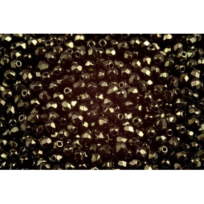 Perline Mezzi Cristalli 3mm Jet Red Luster 23980/14495