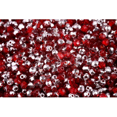 Fire Polished Beads 3mm Ruby Labrador 90080/27001 | Czech Glass