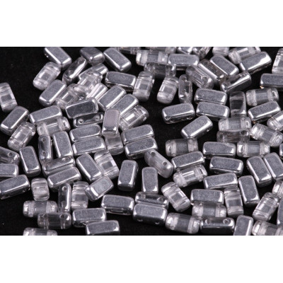 Bricks Beads 4x8 mm N. 5 CRYSTAL LABRADOR