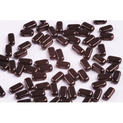 Bricks Beads 4x8 mm N. 33 VEGA ON JET