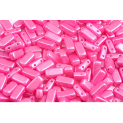 Bricks Beads 4x8 mm N. 56 PEARL SHINE LIGHT FUCHSIA