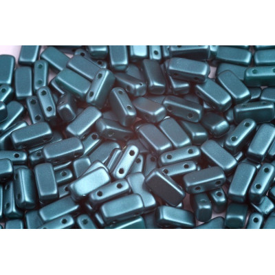 Bricks Beads 4x8 mm N. 61 PASTEL EMERALD