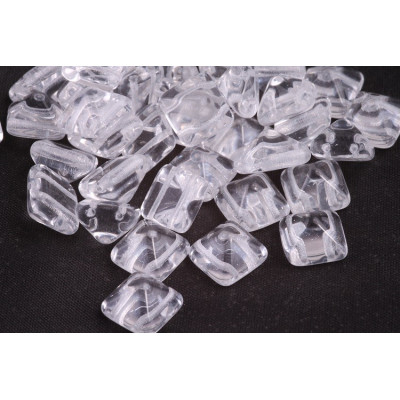 Pyramid Stud Beads 12x12mm N. 1 CRYSTAL