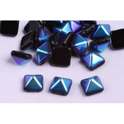 Pyramid Beads N. 28 JET VITRAIL