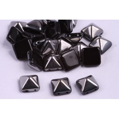Pyramid Beads N. 29 JET CHROM