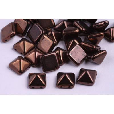Pyramid Stud Beads 12x12mm N. 37 VEGA ON JET