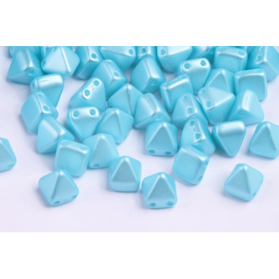 Pyramid Stud Beads 6x6mm N. 49 PASTEL AQUA