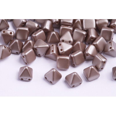 Pyramid Beads N. 51 PASTEL LIGHT BROWN/COCO
