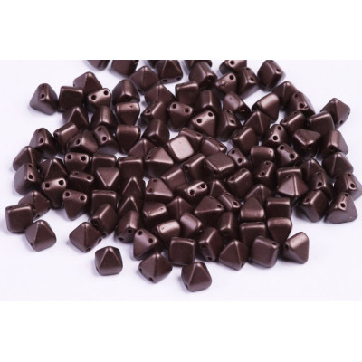 Pyramid Beads N. 53 PASTEL DARK BROWN/BRONZE