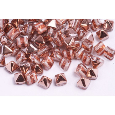 Pyramid Beads N. 69 CRYSTAL CAPRI GOLD