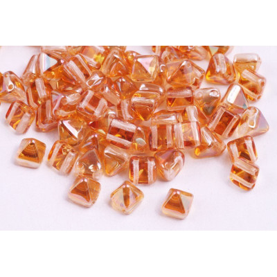 Pyramid Beads N. 70 CRYSTAL APRICOT