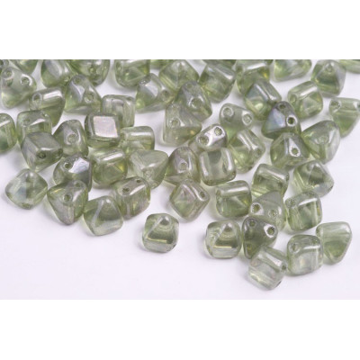 Pyramid Beads N. 90 CRYSTAL GREEN LUSTER