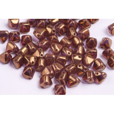 Pyramid Stud Beads 6x6mm N. 92 CRYSTAL VIOLET LUSTER