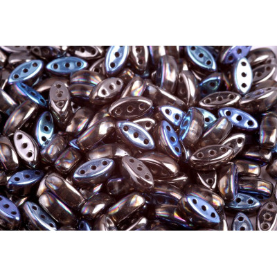 Cali Beads N. 8 Crystal Etched Glittery Graphite