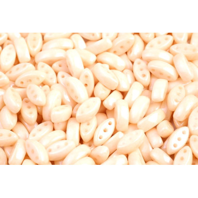 Cali Beads N. 12 CHALK ORANGE LUSTER