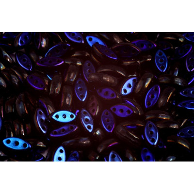 Cali Beads 3x8 mm N. 35 JET FULL AZURO