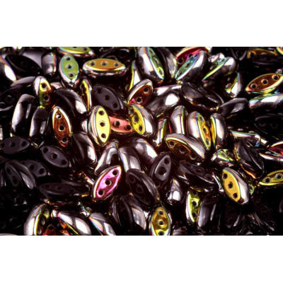 Cali Beads 3x8 mm N. 38 JET VITRAIL