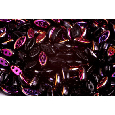 Cali Beads 3x8 mm N. 40 JET SLIPERIT