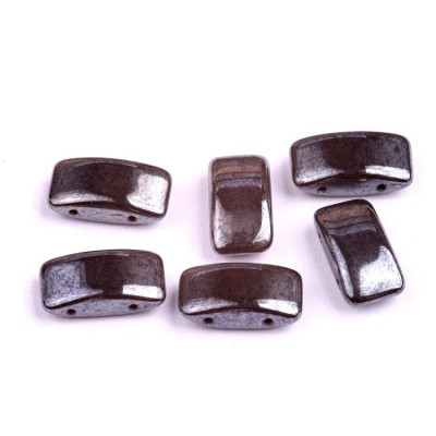 Carrier Beads 9x17mm N. 20 JET HEMATITE