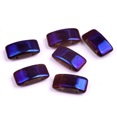 Carrier Beads 9x17mm N. 21 CRYSTAL FULL AZURO