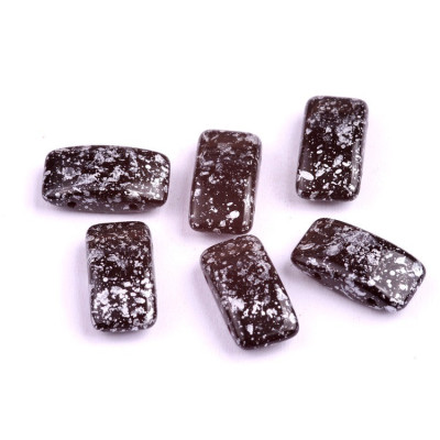 Carrier Beads 9x17mm N. 22 TWEEDY SILVER